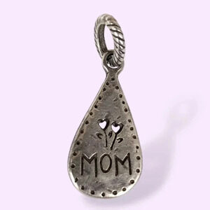 (2/$20) Brighton Dangling Charm Heart Mom Flower  Cutout